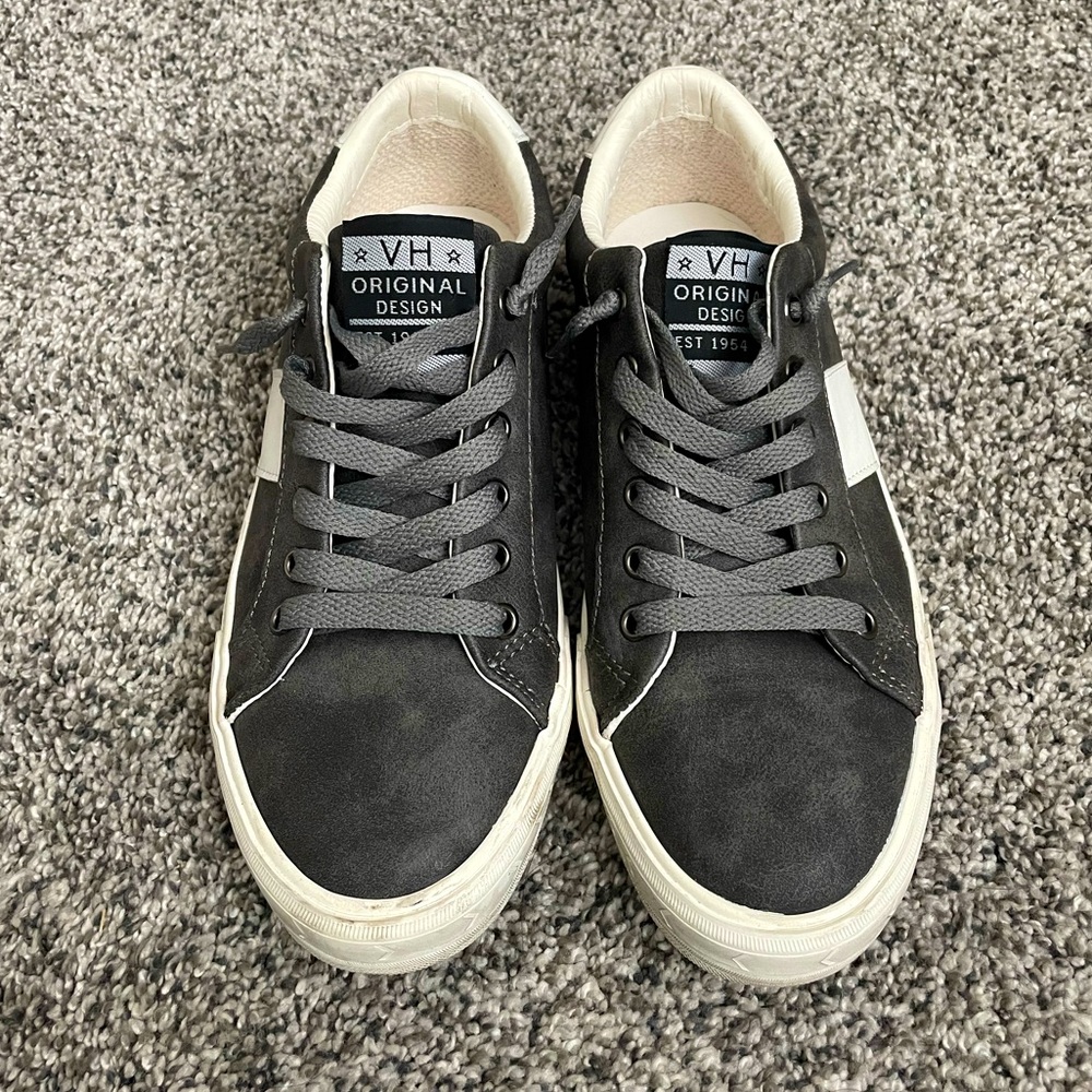 Vintage Havana | Wild Black Bristol Leather Sneaker
